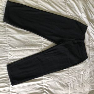 black loose fit jeans